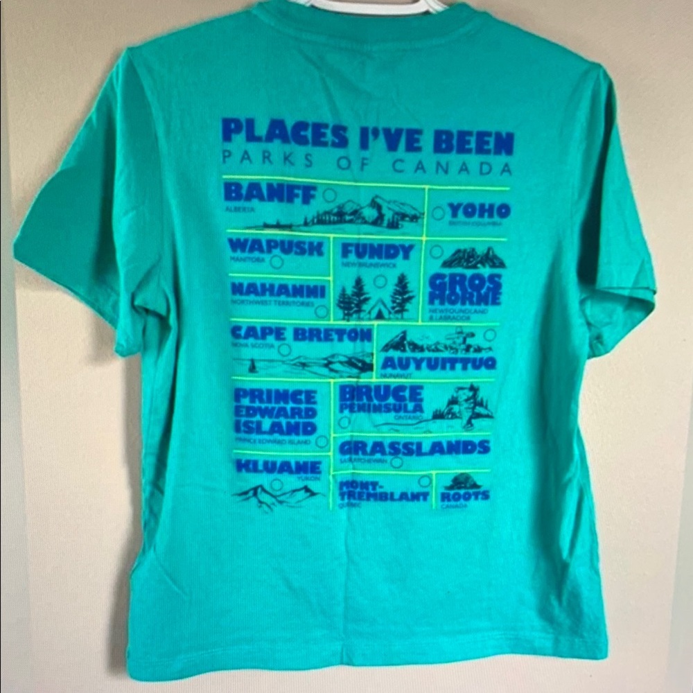 Teal Parks of Canada Graphic Tee